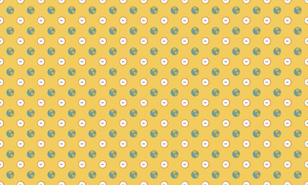 Colored background with different accessories