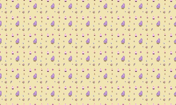 Colored background with different accessories