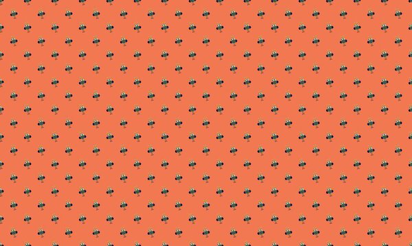 Colored background with different accessories