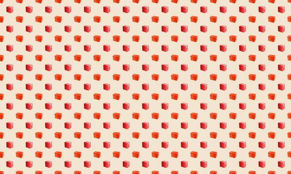 Colored background with different accessories