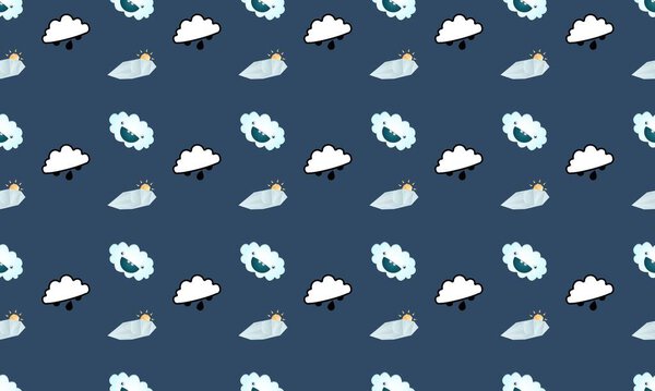 Colored background with different accessories