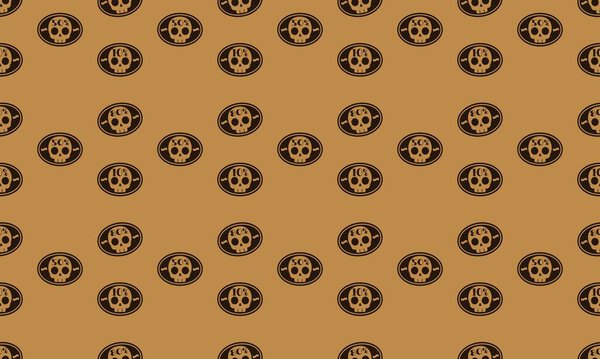 Colored background with different accessories