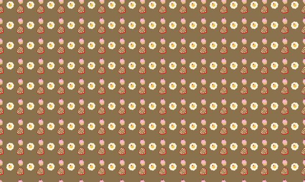 Colored background with different accessories