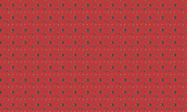 Colored background with different accessories