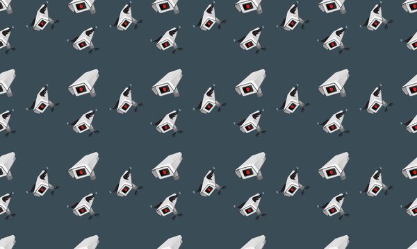 Colored background with different accessories