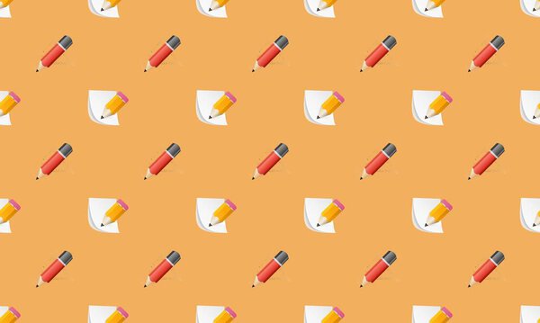 Colored background with different accessories