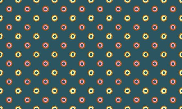 Colored background with different accessories