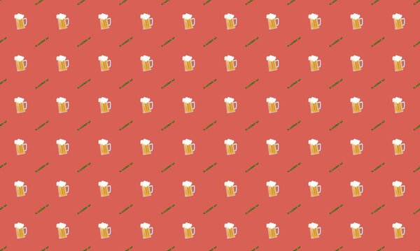 Цветной фон с различными аксессуарами