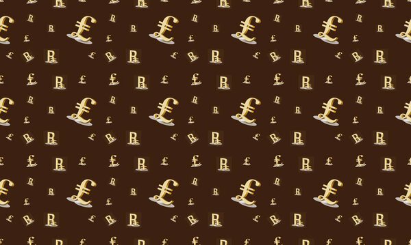 Colored background with different accessories