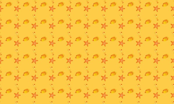 Цветной фон с различными аксессуарами