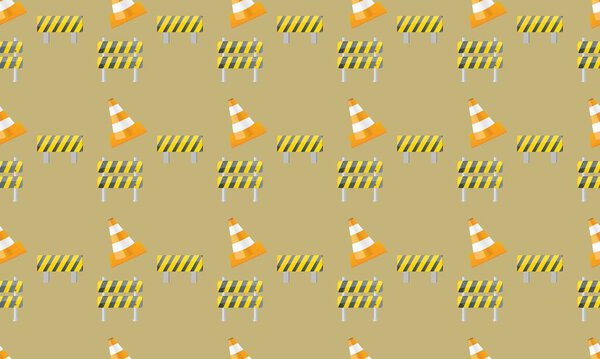 Colored background with different accessories