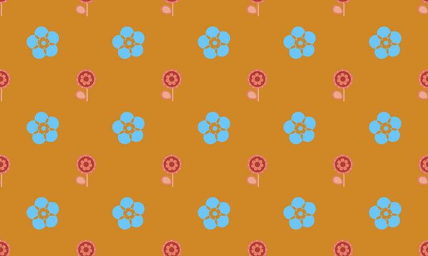 Colored background with different accessories