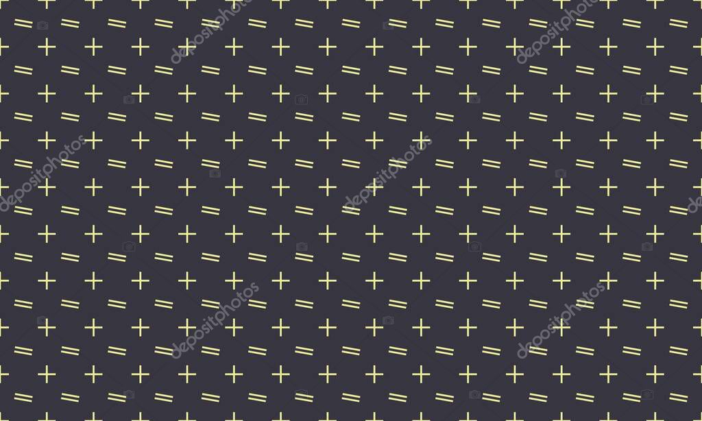 Colored background with different accessories