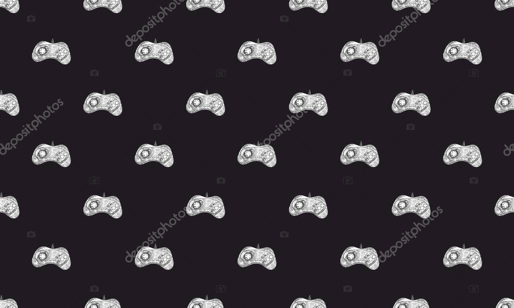 Colored background with different accessories