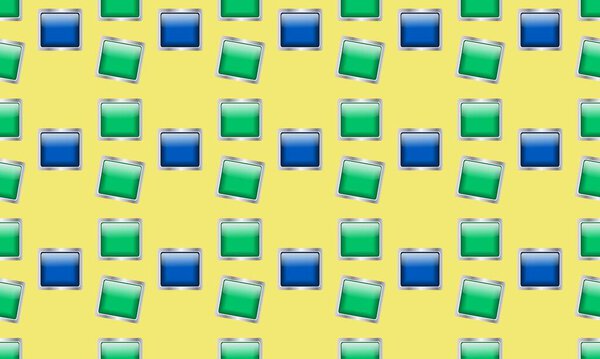 Цветной фон с различными аксессуарами