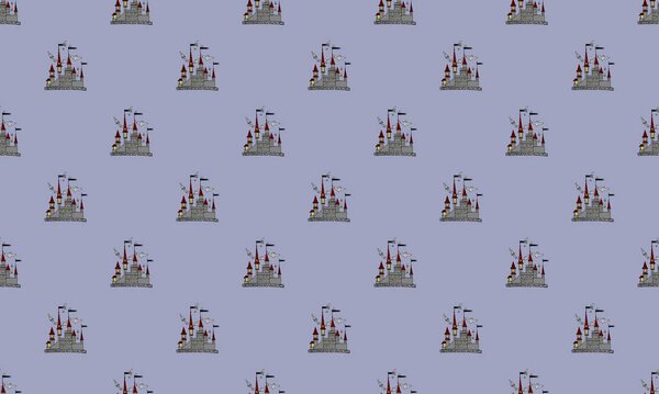 Цветной фон с различными аксессуарами