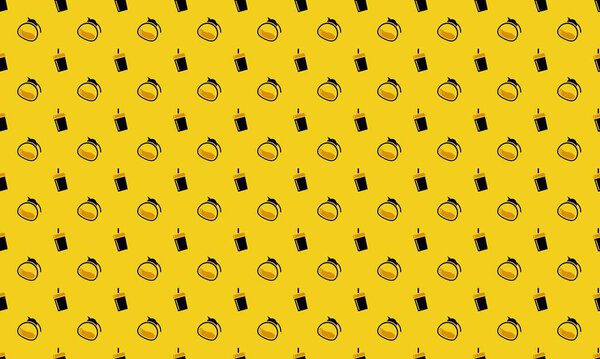 Цветной фон с различными аксессуарами