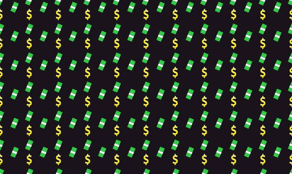 Цветной фон с различными аксессуарами