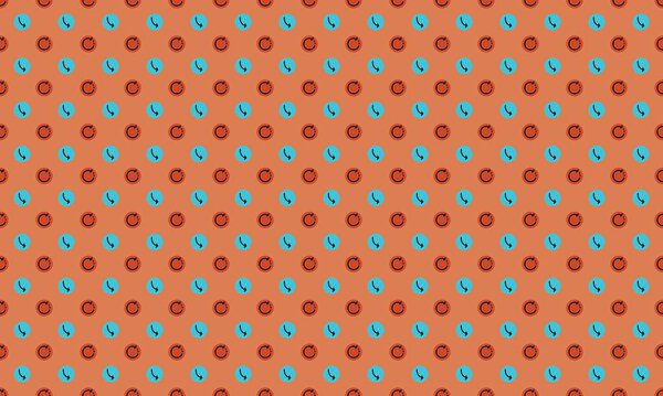 Цветной фон с различными аксессуарами