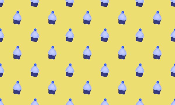 Цветной фон с различными аксессуарами