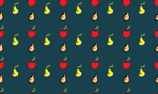 Цветной фон с различными аксессуарами