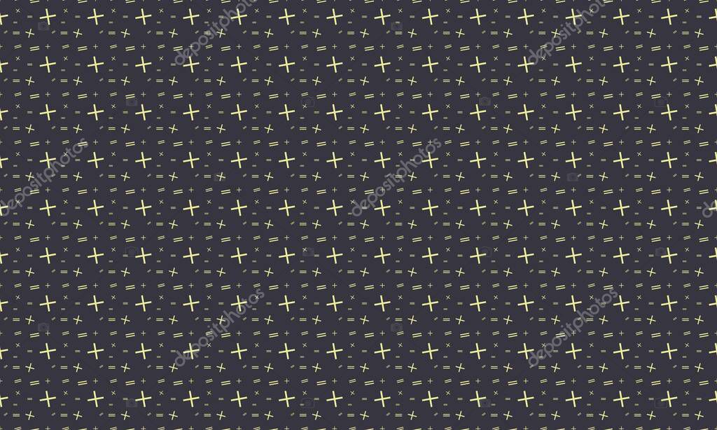 Colored background with different accessories