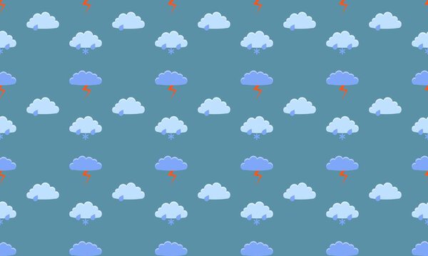 Colored background with different accessories