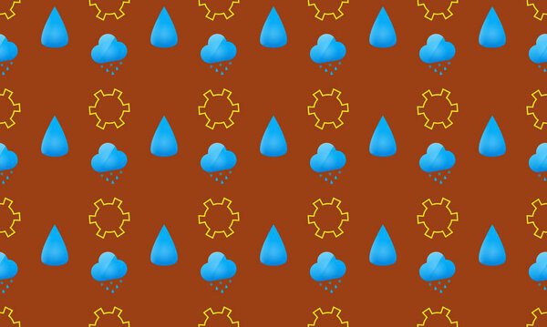 Цветной фон с различными аксессуарами