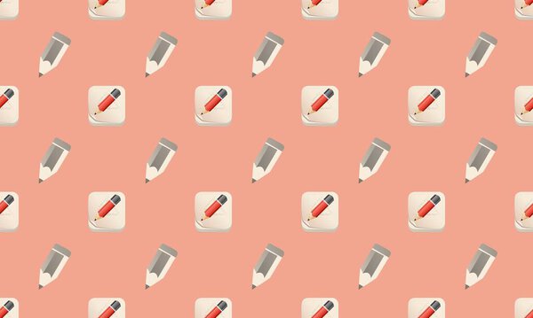 Цветной фон с различными аксессуарами