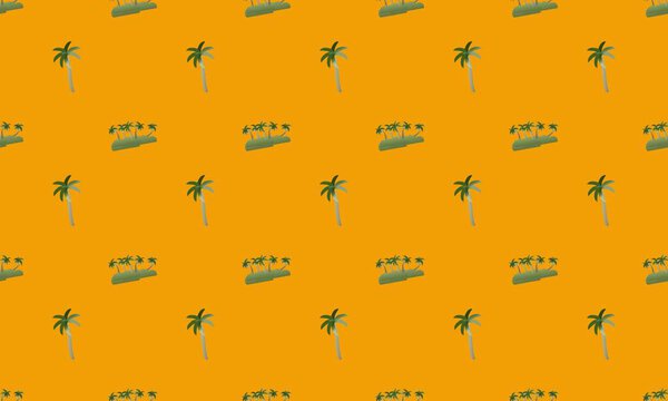 Colored background with different accessories