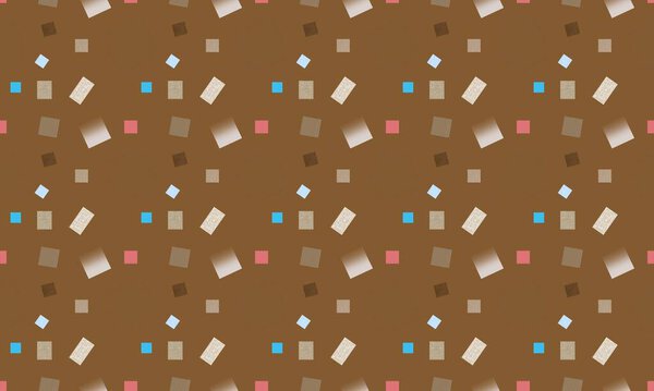 Colored background with different accessories