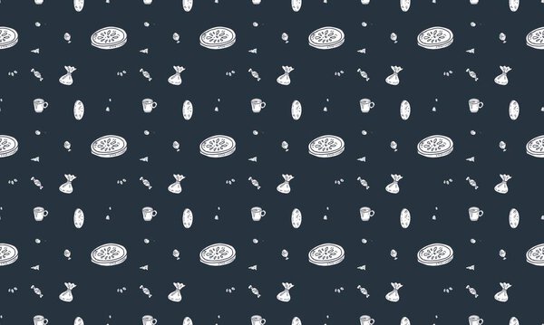 Цветной фон с различными аксессуарами