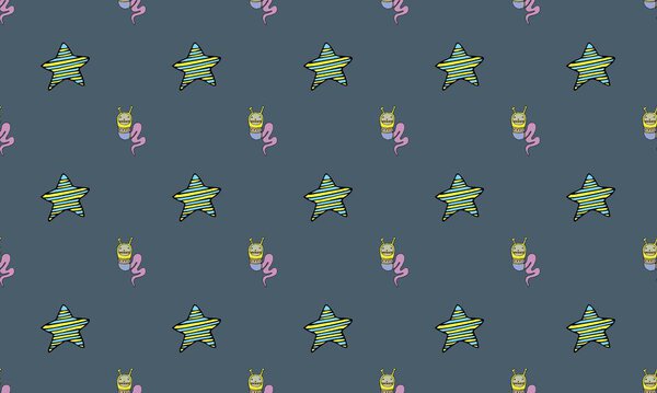 Цветной фон с различными аксессуарами