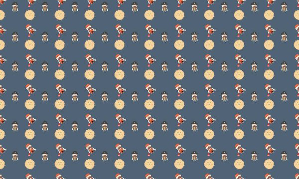 Цветной фон с различными аксессуарами