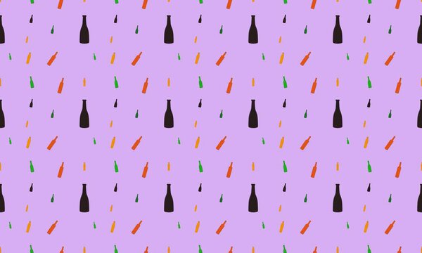 Цветной фон с различными аксессуарами