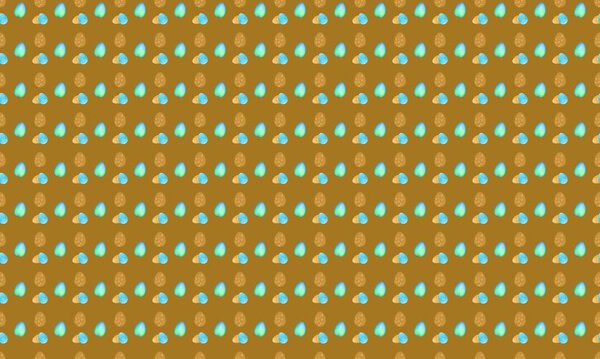 Colored background with different accessories