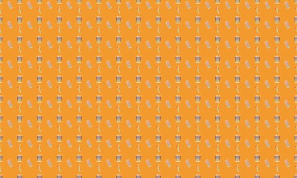 Цветной фон с различными аксессуарами