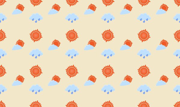 Colored background with different accessories