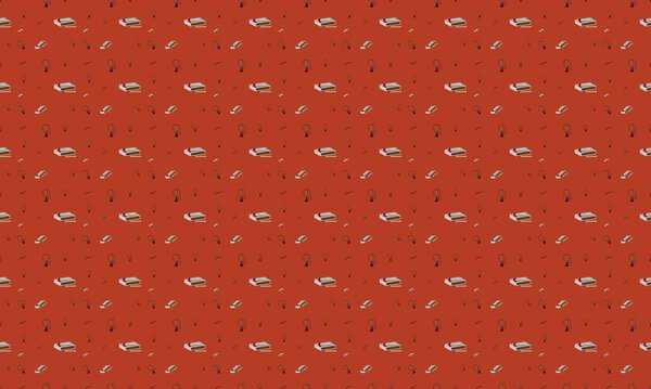 Цветной фон с различными аксессуарами