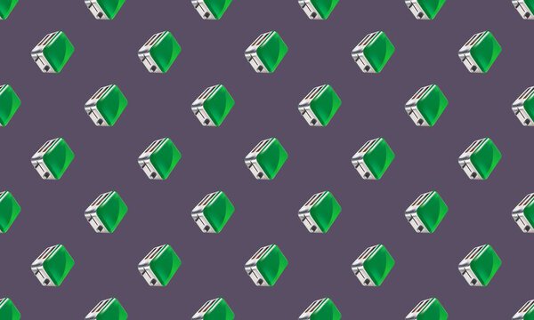 Цветной фон с различными аксессуарами