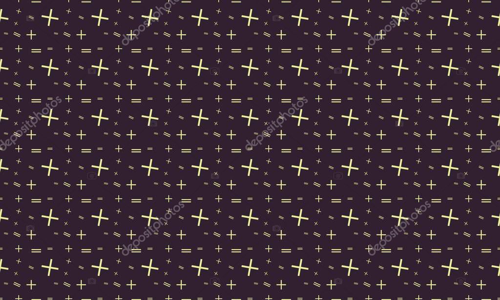 Colored background with different accessories