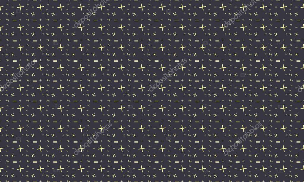 Colored background with different accessories