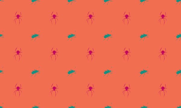 Цветной фон с различными аксессуарами