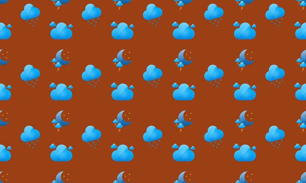 Цветной фон с различными аксессуарами