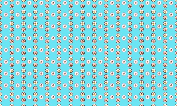 Colored background with different accessories