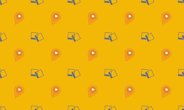 Цветной фон с различными аксессуарами