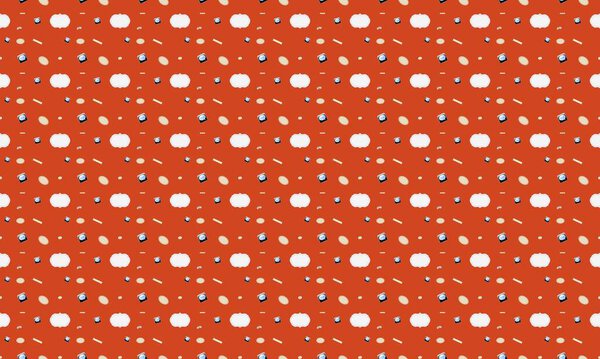 Colored background with different accessories