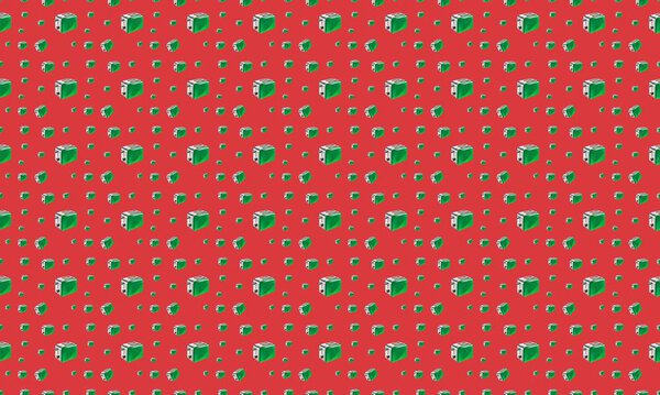 Цветной фон с различными аксессуарами