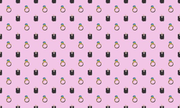 Цветной фон с различными аксессуарами