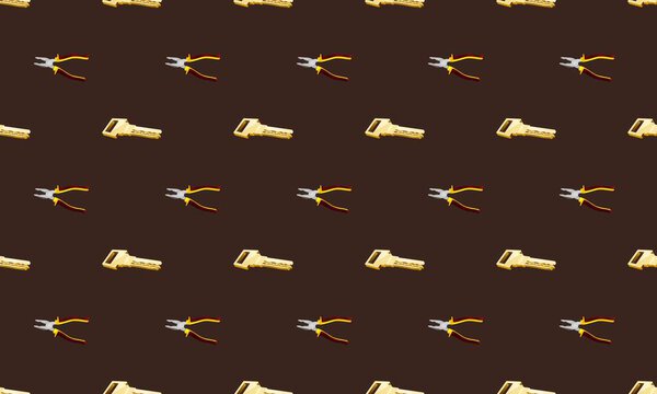 Цветной фон с различными аксессуарами